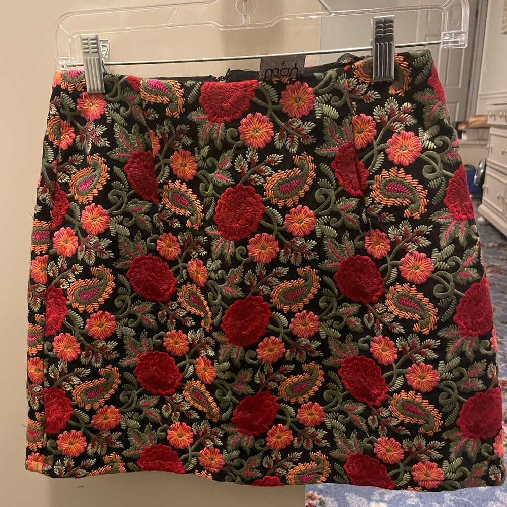 Beautiful floral stitched skirt